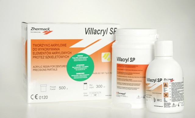 VILLACRYL SP 500 g + 300 ml zestaw - materiał do protez