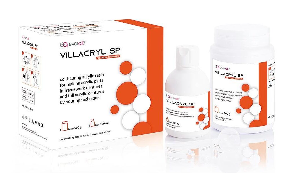 VILLACRYL SP 500 g + 300 ml zestaw - materiał do protez