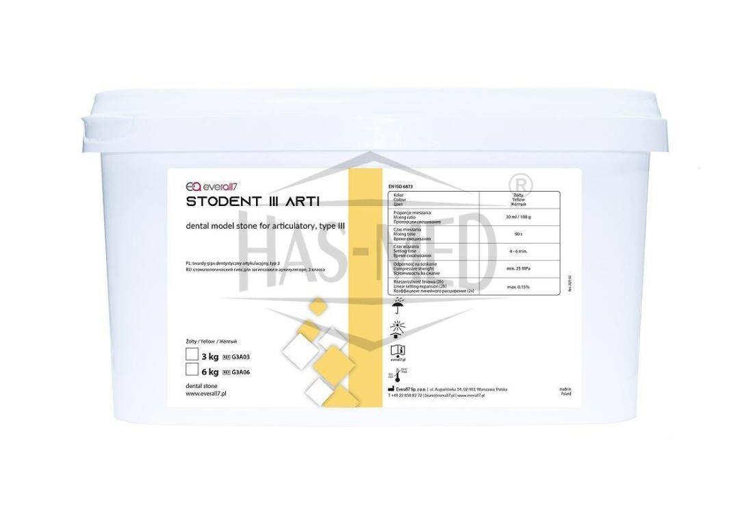 Gips artykulacyjny STODENT III Arti