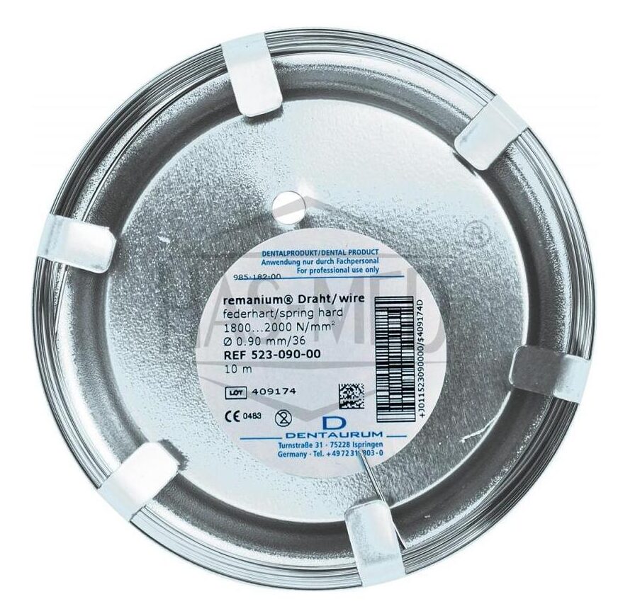 Drut Remanium (Dentaurum) sprężysto-twardy (10 m - 40 m)