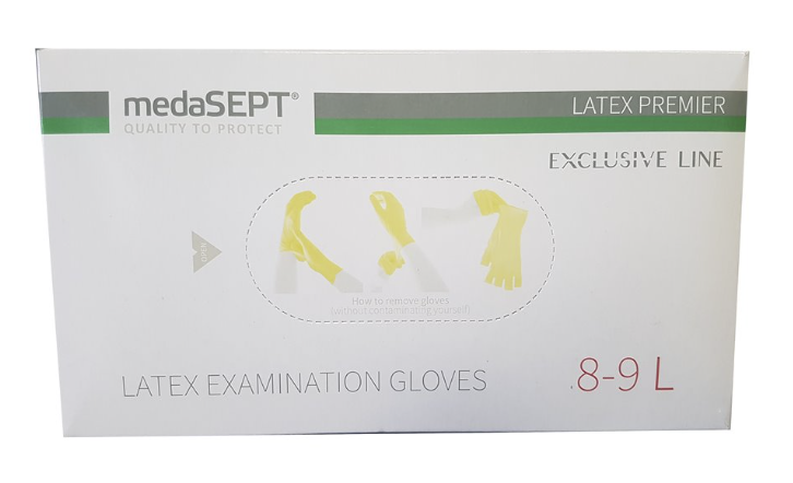 Rękawiczki lateksowe MedaSEPT 100szt.
