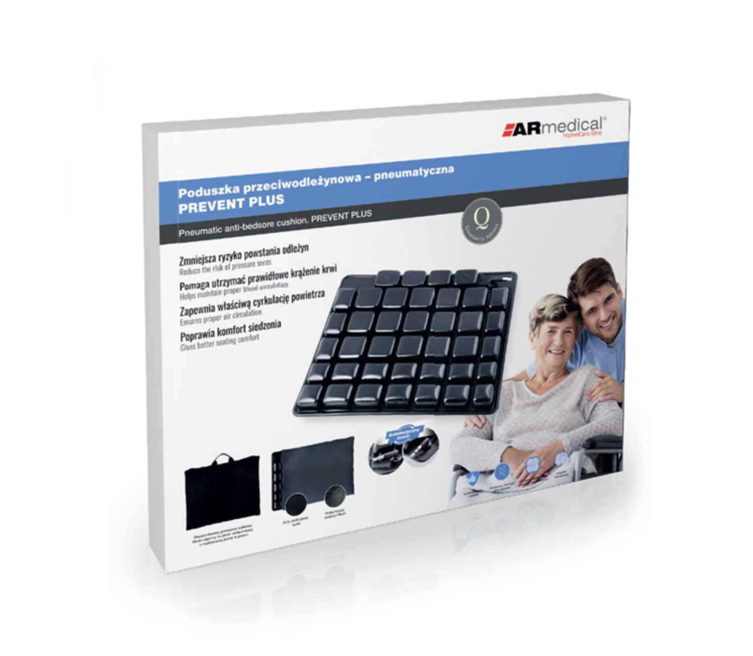 Poduszka przeciwodleżynowa pneumatyczna PREVENT PLUS AR-094