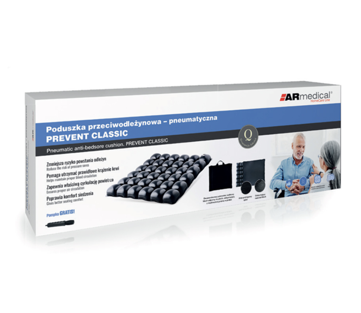 Poduszka przeciwodleżynowa pneumatyczna PREVENT CLASSIC AR-093