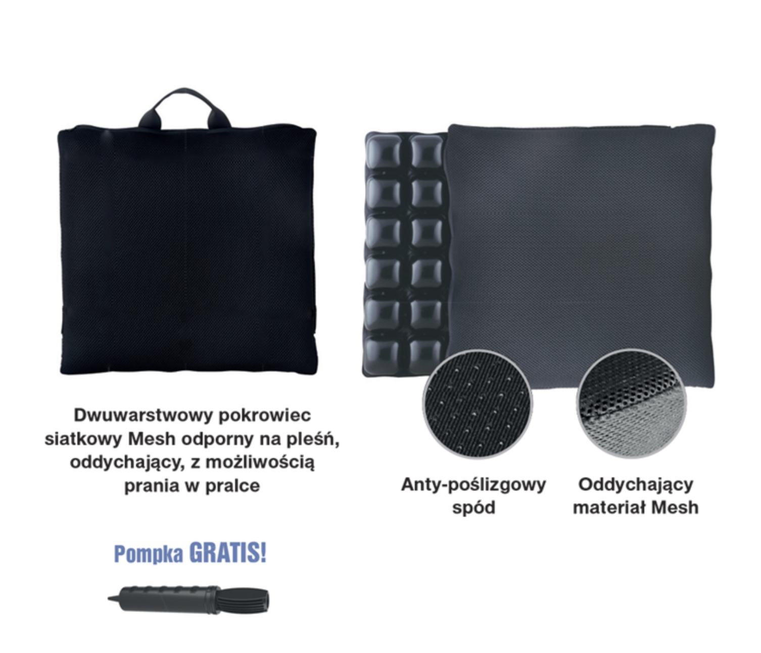 Poduszka przeciwodleżynowa pneumatyczna PREVENT CLASSIC AR-093