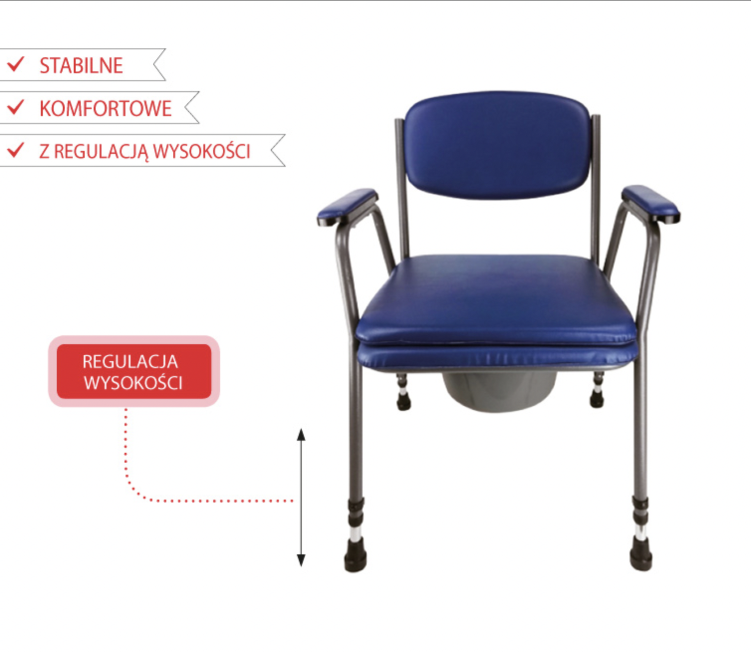 Krzesło toaletowe tapicerowane AR-103