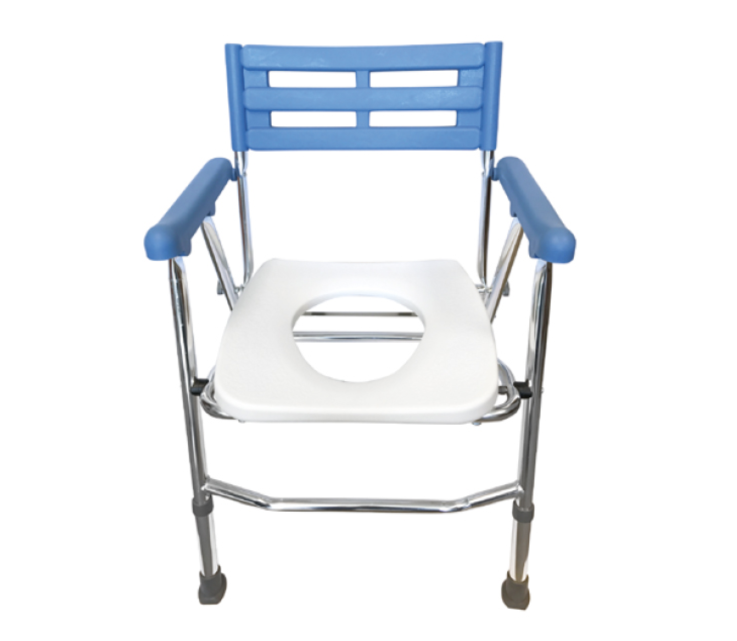 Krzesło toaletowo-prysznicowe, aluminiowe składane AR-104