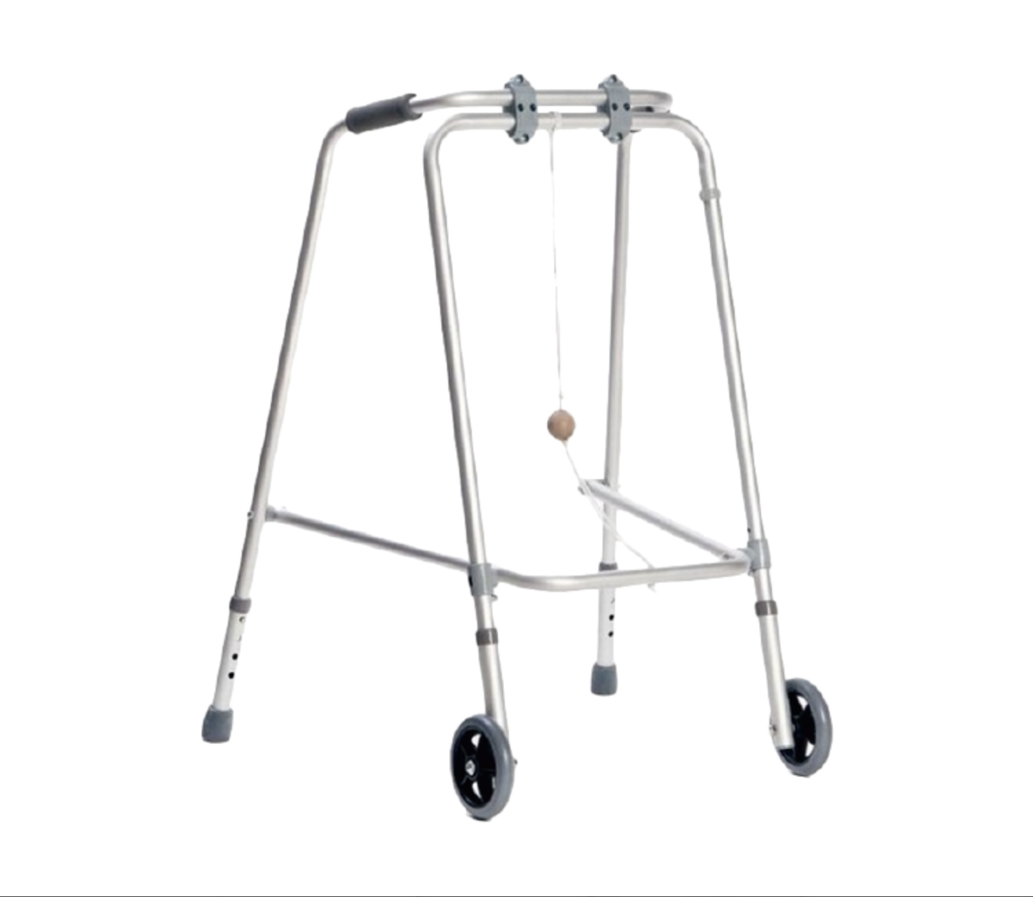 Balkonik aluminiowy z kulką składany, dwukołowy AR-009