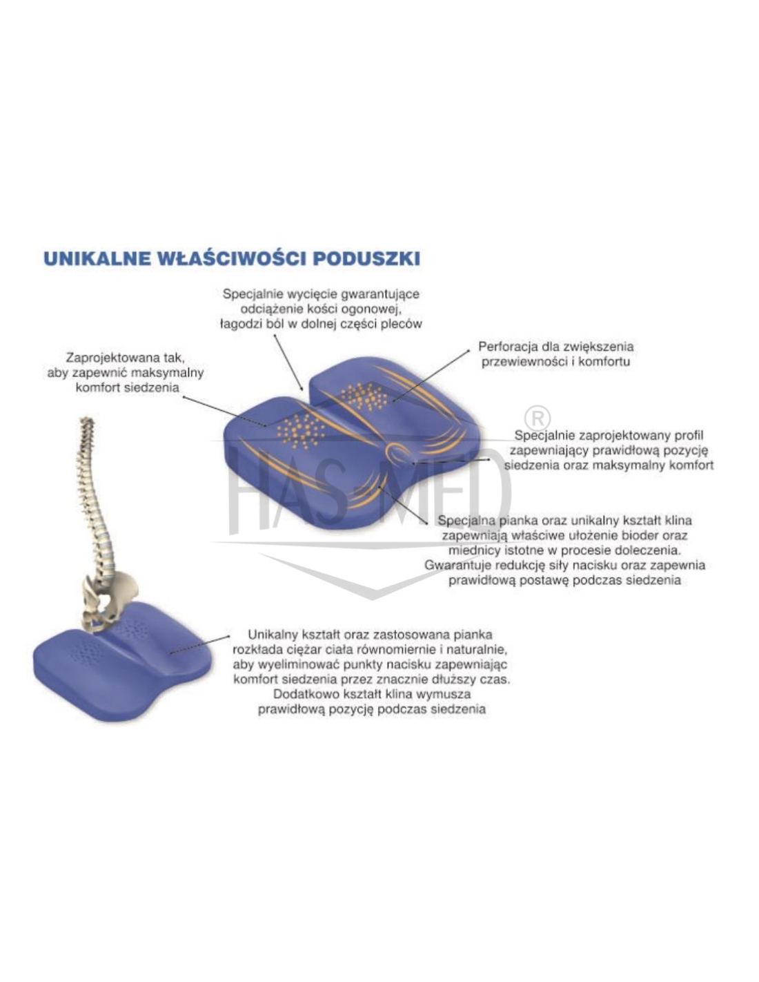 Poduszka ortopedyczna do siedzenia EXCLUSIVE SEAT