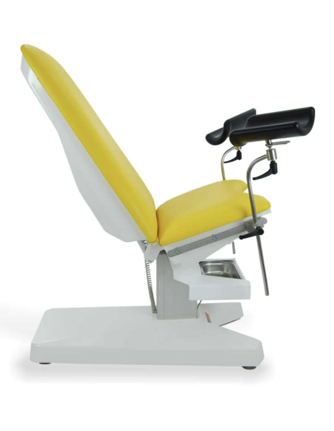Fotel ginekologiczny kolumnowy z elektryczną regulacją wysokości, oparcia i siedziska FG-K01