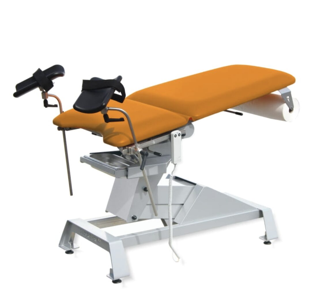 Fotel ginekologiczny z elektryczną regulacją wysokości FG-R01