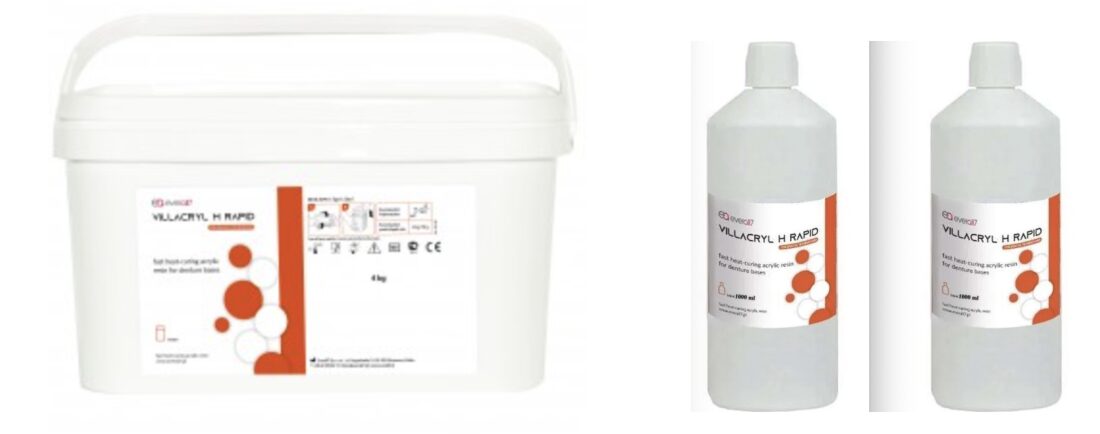 Villacryl H Rapid 4kg + 2 x płyn 1l zestaw